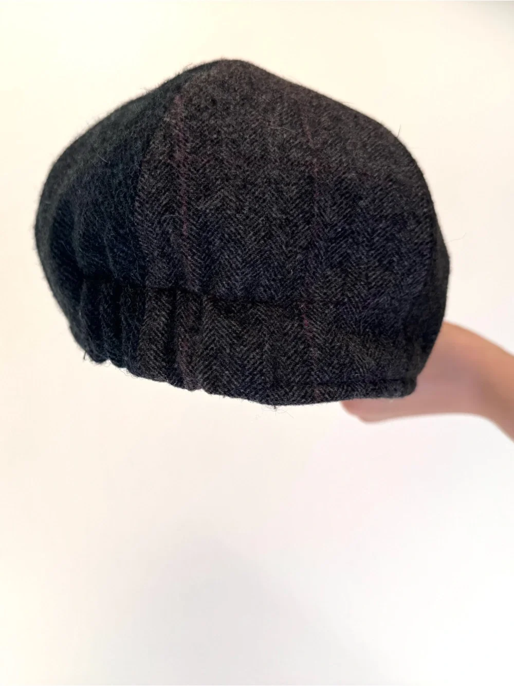 Vintage Adora Wool Blend Flat Cap Patchwork